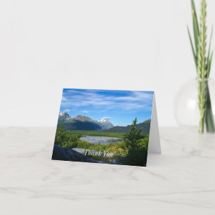 Alaska's Exit Glacier Valley Thank You Card