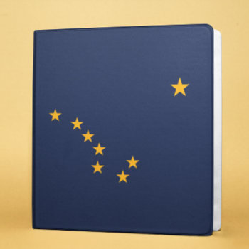 Alaska's Flag Avery Binder by designs4you at Zazzle