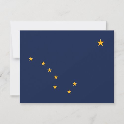 Alaska's Flag Personalized Invitation