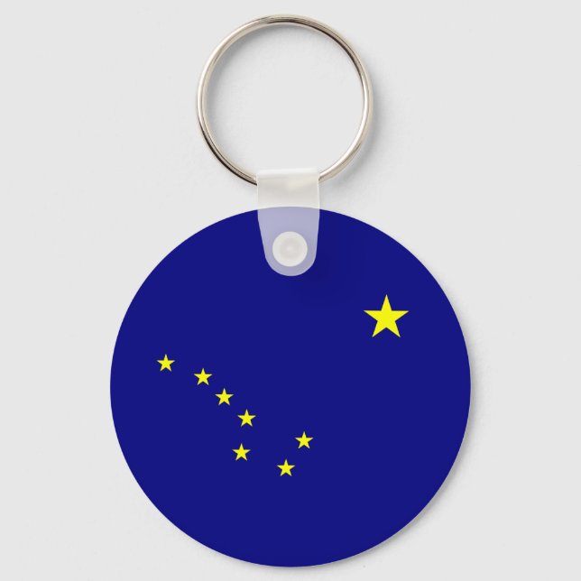 Alaska's Flag Keychain (Front)