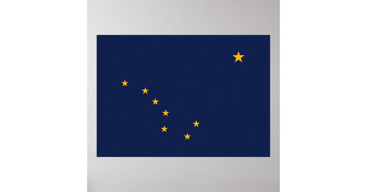 Alaska's Flag Print | Zazzle.com