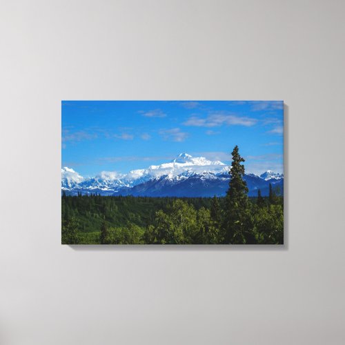 Alaskas Mt McKinley Canvas Print