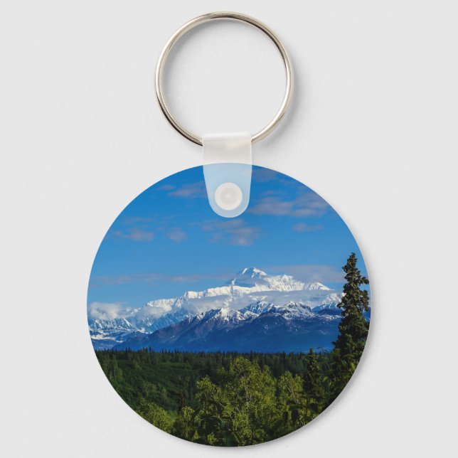 Alaska's Mt. McKinley Keychain (Front)