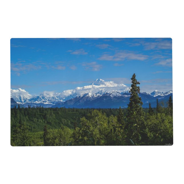 Alaska's Mt. McKinley Placemat (Front)