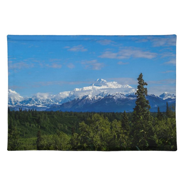 Alaska's Mt. McKinley Placemat (Front)