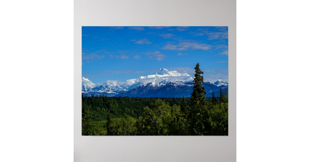 Alaska's Mt. McKinley Poster | Zazzle