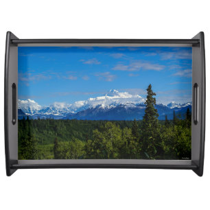 Alaska's Mt. McKinley Serving Tray