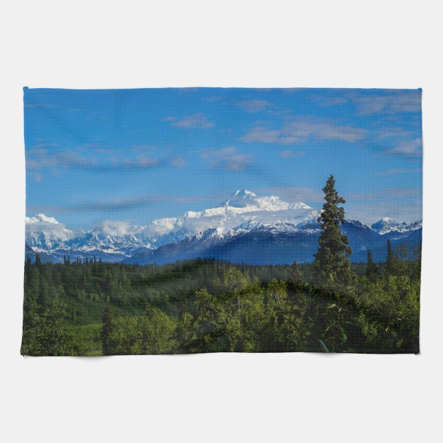 Alaska's Mt. McKinley Towel (Horizontal)