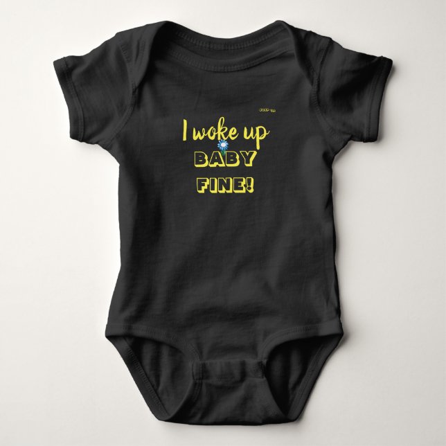 #ALAVANTPROZ Baby Fine  Baby Bodysuit (Front)