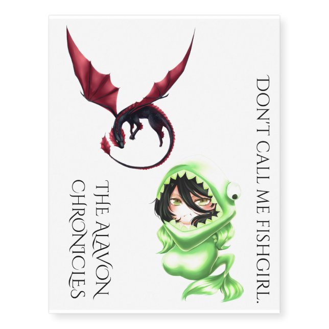 Alavon and Lycarillyn Temporary Tattoos (Front)