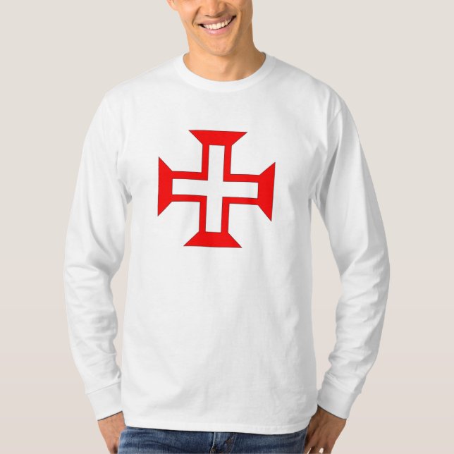 Alba Camisia Crucis Ordinis Christi T-Shirt (Front)
