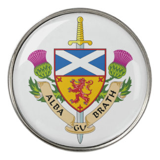 Alba Gu Bràth Scottish Heritage Crest Inspired Golf Ball Marker
