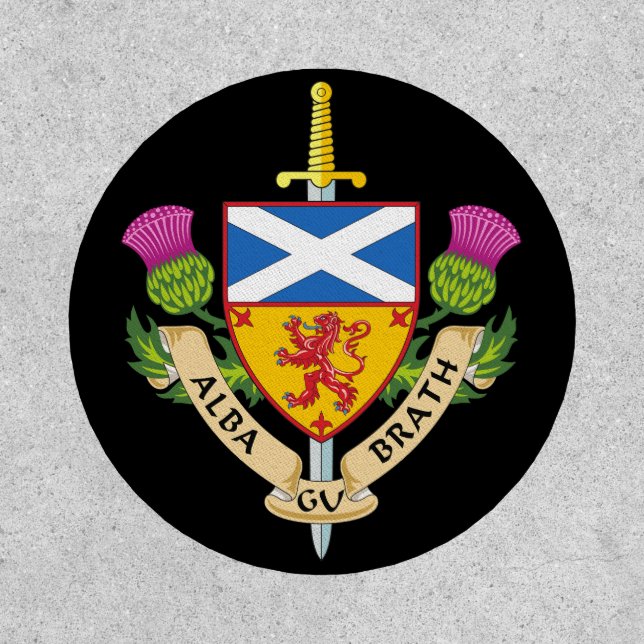Alba Gu Bràth Scottish Heritage Crest Inspired Patch (Front)