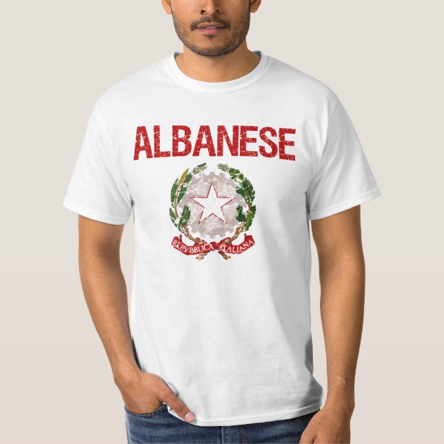 Albanese Italian Surname T-Shirt (Front)