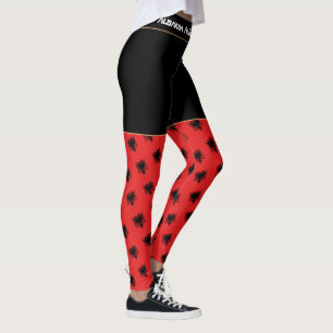 Albania & Albanian Flag fashion, travel/sport fan Leggings