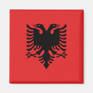 Albania (Albanian) Flag Magnet