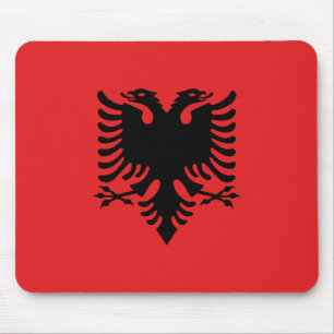 Albania (Albanian) Flag Mouse Pad