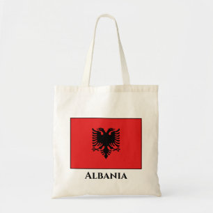 Albania (Albanian) Flag Tote Bag