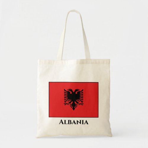 Albania Albanian Flag Tote Bag