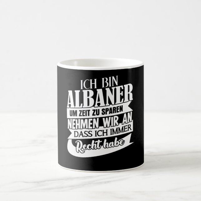 Albania Albanian Kosovo Albanian Coffee Mug (Center)