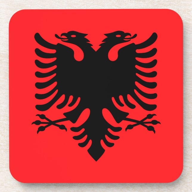 Albania Beverage Coaster (Front)