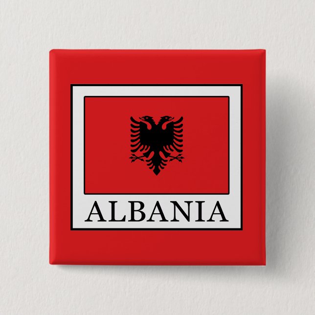 Albania Button (Front)