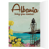 Albania Camera Vintage travel poster (Inside (Left))