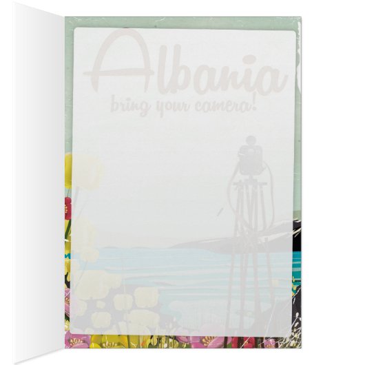 Albania Camera Vintage travel poster (Inside (Right))