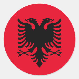 Albania Classic Round Sticker