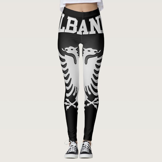 Albania Coat of Arms Leggings (Front)