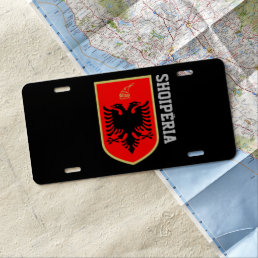 Albania Coat of Arms License Plate