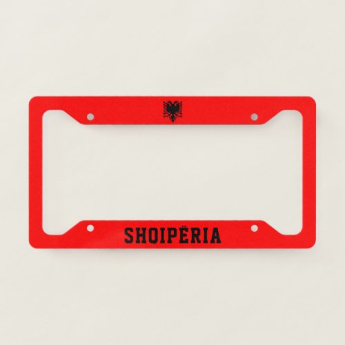 Albania Coat of Arms License Plate Frame