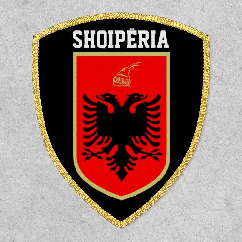 Albania Coat of Arms Patch