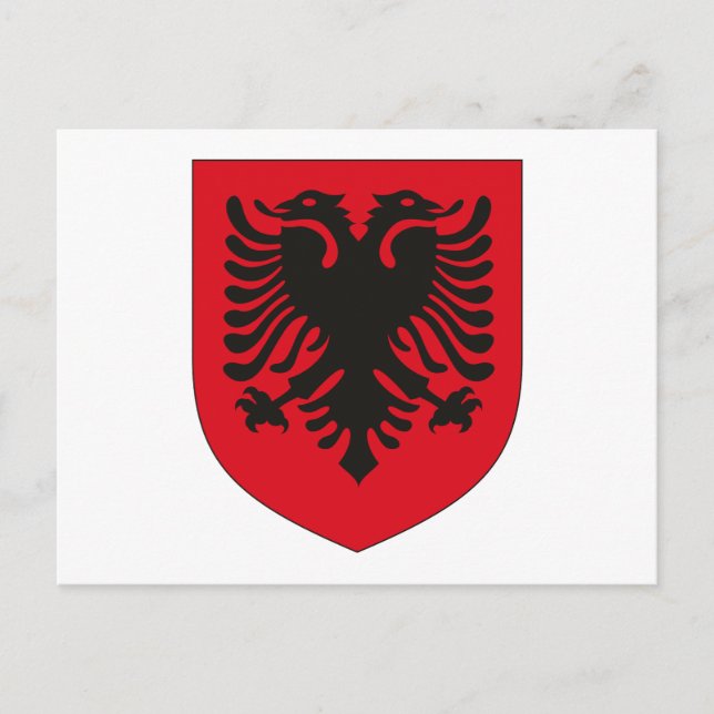 Albania Coat of Arms Postcard (Front)