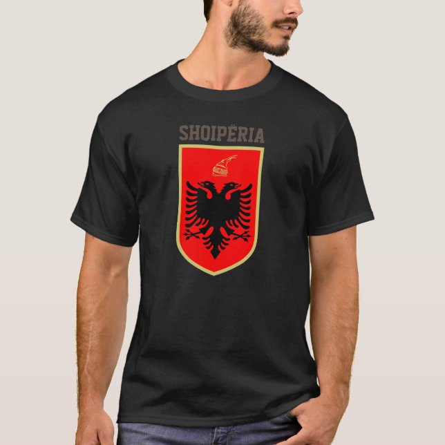 Albania Coat of Arms T-Shirt (Front)