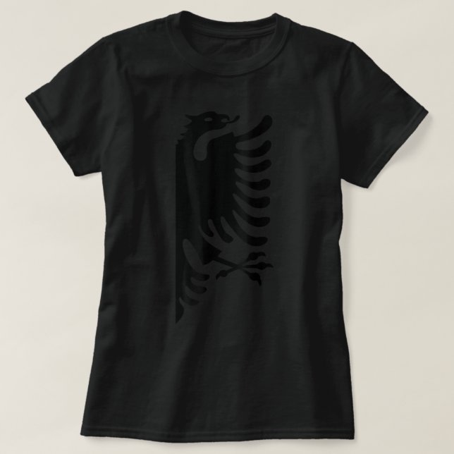 Albania Couple Shirt Albanian Flag Shirt Partner G (Design Front)
