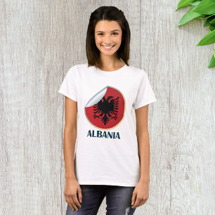 Albania Double Headed Eagle Emblem  T-Shirt