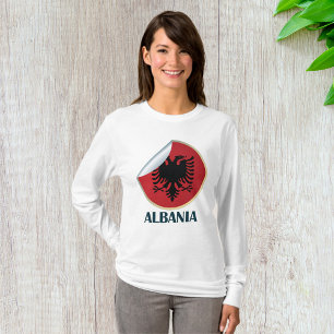 Albania Double Headed Eagle Emblem  T-Shirt