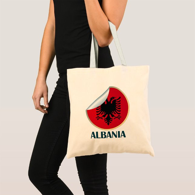 Albania Double Headed Eagle Emblem  Tote Bag (Creator Uploaded)