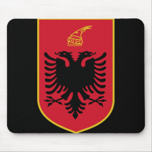albania emblem mouse pad