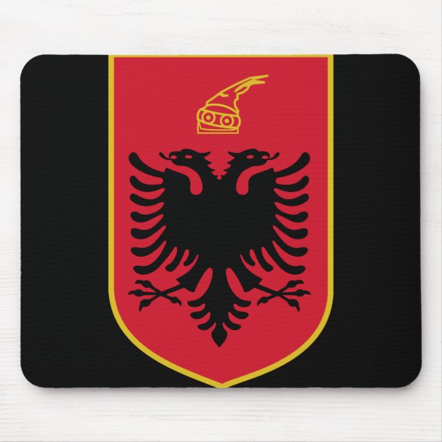 albania emblem mouse pad (Front)