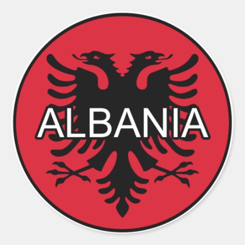 Albania Euro Sticker