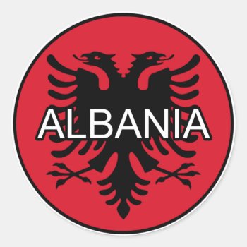 Albania Euro Sticker by allworldtees at Zazzle