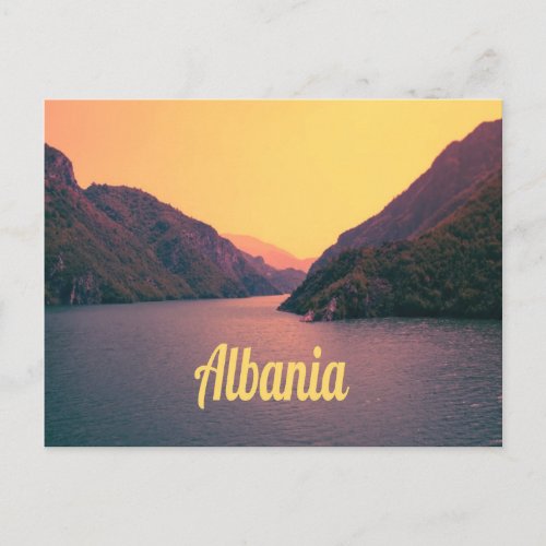 Albania Europe Beach Balkan Peninsula Postcard