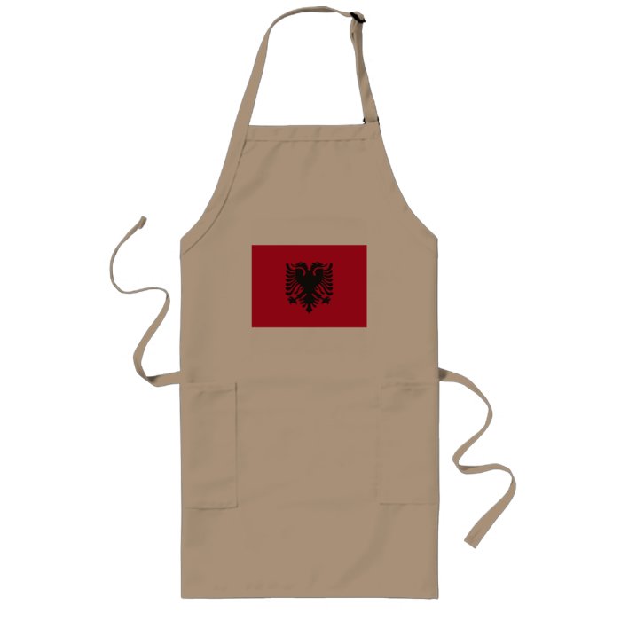 Albania Flag Apron