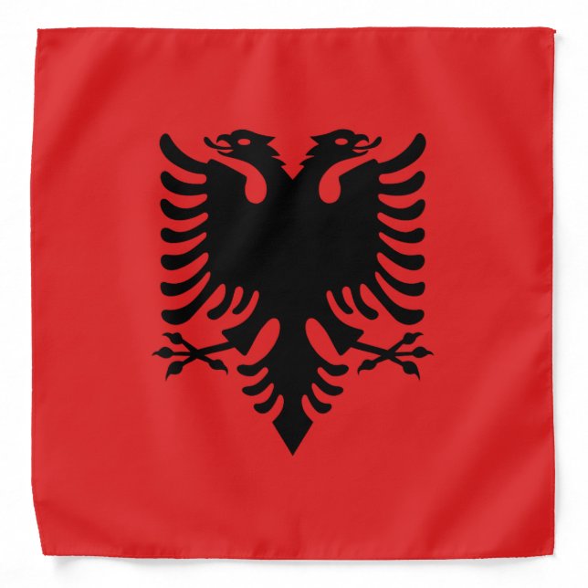 Albania Flag Bandana (Front)