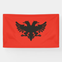 Albania flag banner