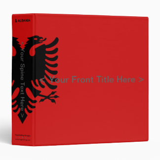 Albania Flag Binder