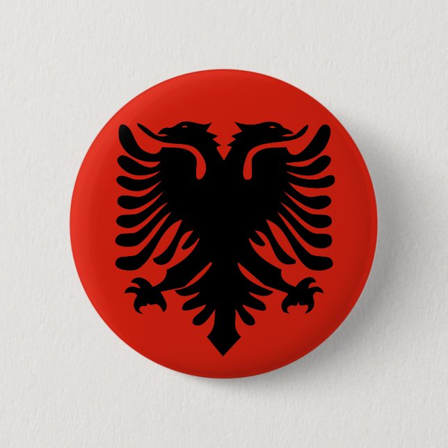albania flag button (Front)