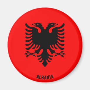 Albania Flag Charming Patriotic Magnet